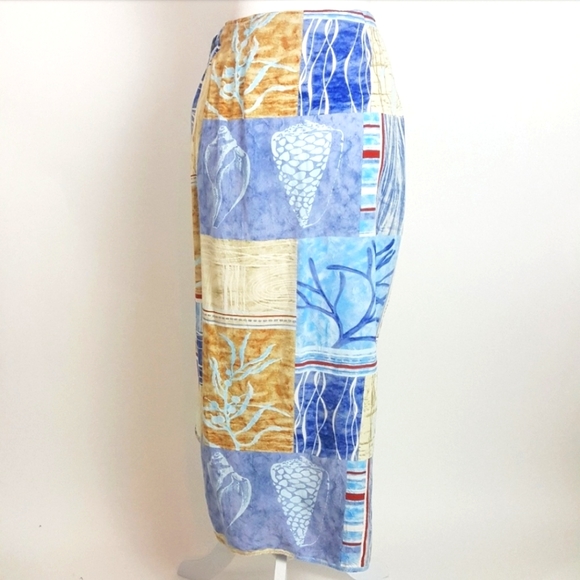 Jams World Swim Jams World Vintage Sea Breeze Sarong Wrap Skirt S